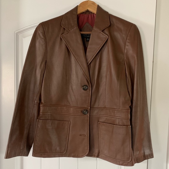 Leather Blazer - Picture 1 of 4